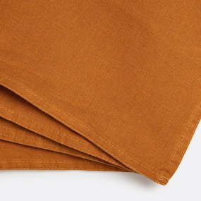 Set van 4 servetten van gewassen linnen Victorine