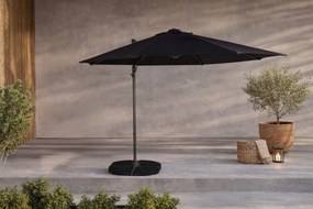 The Outsider Ronde Zweefparasol - Jip - Zwart  - 300cm - The Outsider