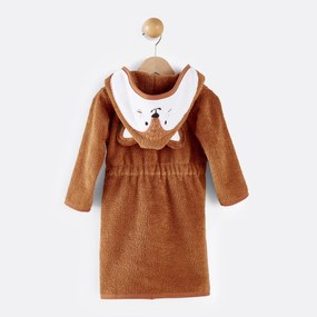 Badjas voor baby en kind met kap in bio katoen Serge