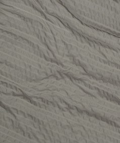 Dekbedovertrek Seersucker Deluxe - 100% katoensatijn - 200x200/220 - greige
