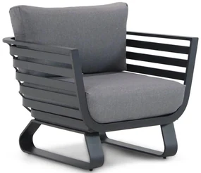 Tuinstoel Aluminium Grijs-antraciet Santika Sovita - Quick Dry Foam