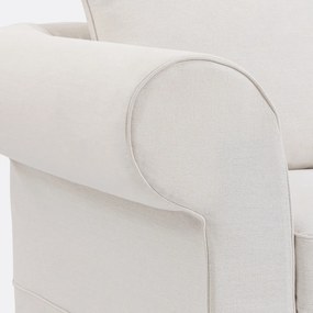 Fauteuil dik linnen, superieur comfort, Adelia