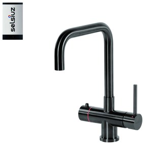 Selsiuz Inox kokend water kraan met single boiler en U-uitloopkraan gunmetal