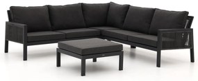 + 15% kassakorting | Hoek loungeset Manifesto  | 5 personen | Loungeset Grijs | Hoekbank Aluminium | 246x246cm | Kees Smit Tuinmeubelen