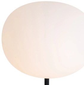 Buitenlamp met dimmer LED Moderne tafellamp met dimmer wit oplaadbaar - Maloi Modern IP54 Buitenverlichting rond Lamp