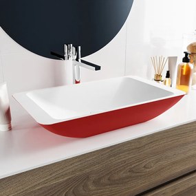 Mondiaz Topi Solid Surface waskom 60x35cm fire / talc