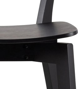 ROXY Zwart – HOUTEN BARSTOEL VOOR KEUKEN, WOONKAMER EN RESTAURANT IN RETROSTIJL