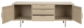 Beige Tv-dressoir - 140x40x55cm.