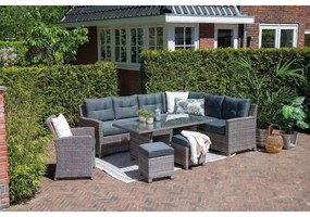 Garden Impressions Jaru lounge dining set 6-delig rechts - luxe kussens