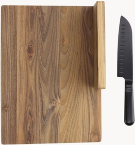 Snijplank Starbamboo van bamboehout met Santoku mes