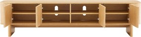 Eiken Tv-meubel Scandinavisch 200 Cm - 200x42x50cm.