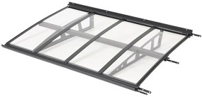 Kassel deurluifel verlenging met 150 cm CoverTech antraciet