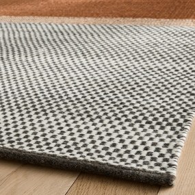 Handgeweven vloerkleed in zuivere wol, DAMEO