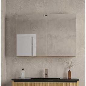 Saniclass Holz Spiegelkast - 100x70cm - eiken SW773982