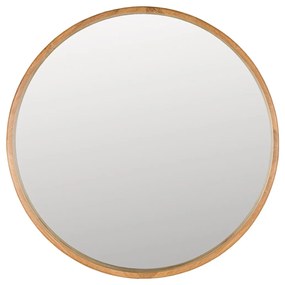 Dutchbone Caroun Grote Ronde Spiegel Van Bamboe 80 Cm - 80x4cm