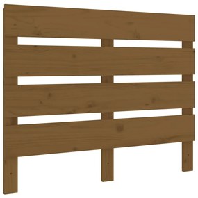 vidaXL Hoofdbord 90x3x80 cm massief grenenhout honingbruin