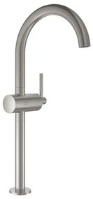 Grohe Atrio XL-size wastafelmengkraan push open supersteel 24365DC0