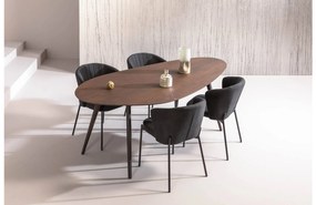 Goossens Eettafel Ferry, Organisch 160 x 80 cm