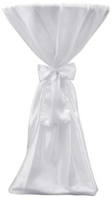 vidaXL Statafelhoes met strik 70cm Wit (2 stuks)