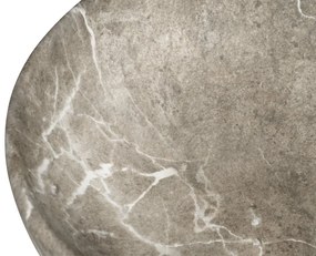 Sapho Rondane keramische waskom 60x42cm bruin marmer