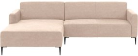 Goossens Bank Key West beige, micro leer, 2,5-zits, modern design