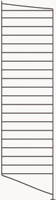 Vloerpaneel String System, B 30 x H 115 cm, in verschillende setgroottes