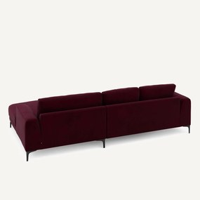 XL hoekbank rechts in fluweel, MARSILE