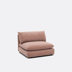 Zitelement voor modulaire sofa, in gestructureerde stof, Malo