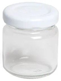 Inmaakpot glad met deksel, mini, 50 ml