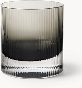 Mondgeblazen glazen tumblers Ripple, 2-delig, 250 ml