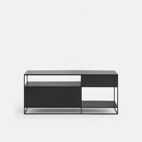 Metalen tv-meubel, breedte 120 cm, MIVA