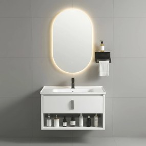 Badkamermeubelset met wastafel Toledo 60cm White