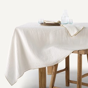 Tafelkleed in gewassen hennep, Helmati