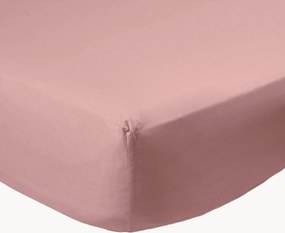 Boxspring hoeslaken Mauve van perkalkatoen