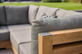 Loungeset 5 personen Teak Old teak greywash Santika Furniture Santika