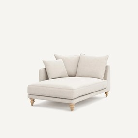Longchair, in gemêleerd canvas, LAZARE