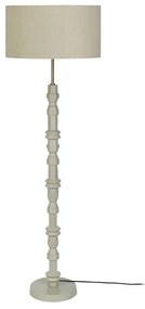Zuiver Totem Vintage Vloerlamp Beige Met Fluweel