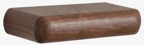 Pack Van 2 Wandplanken Van Hout Carmen ↔︎ 60 Cm & Donker Acaciabruin - Sklum