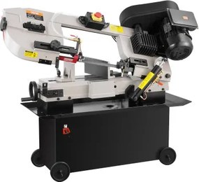 VEVOR Metaalbandzaag met onderstel, rechthoekige zaagcapaciteit 17x30 cm, metaalbeugelzaag met 1,1 kW motor, hoekverstelling 0-45°, variabele snelheid, voor metaal, hout en kunststof