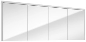 Fontana Basic spiegelkast 157cm met 4 deuren wit mat