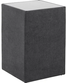 Goossens Hocker Nomade Toendra, Hocker met inleg glasblad