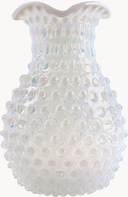 Mondgeblazen vaas Hobnail Blonde, H 21 cm