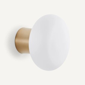 Plafond wandlamp opaline, groot model, Faith