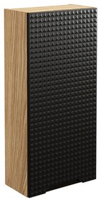 Comad Luxor Black halfhoge kast 75cm zwart
