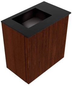 Mondiaz Joya 40cm toiletmeubel ruby met wastafel faye links 1 kraangat urban