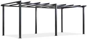 Barbados 3 x 6 m antraciet Garden Point metalen terras pergola frame