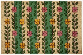 Handbeschilderde kokos deurmat Espalier