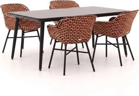 Diningset Hartman | 4 personen | Tuinset kunststof | 5-delig | Kees Smit Tuinmeubelen