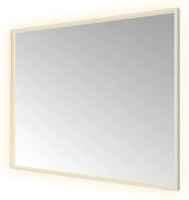 Hotbath &More Square rechthoekige spiegel 100x80cm RVS