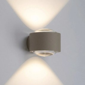 Scope Up en Down Muurlamp Champagne